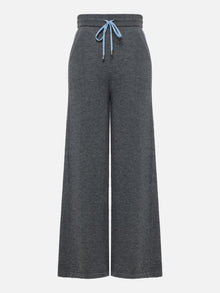 Cashmere Straight Pants | Grey