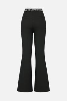 High-Waisted Wide-Leg Trouser | Black