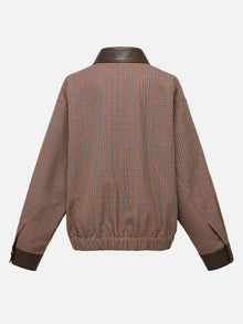 Plaid Jacket | Brown