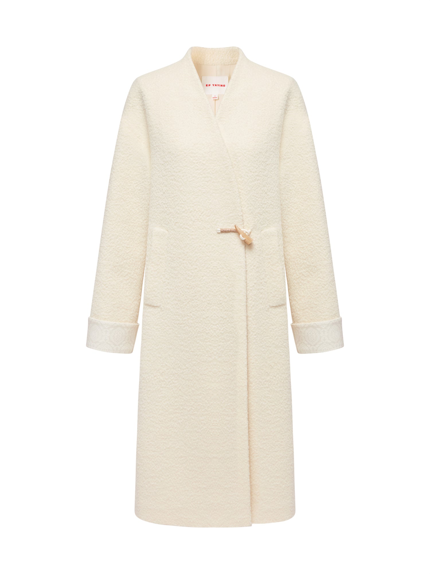 Boucle Long Blazer | Beige