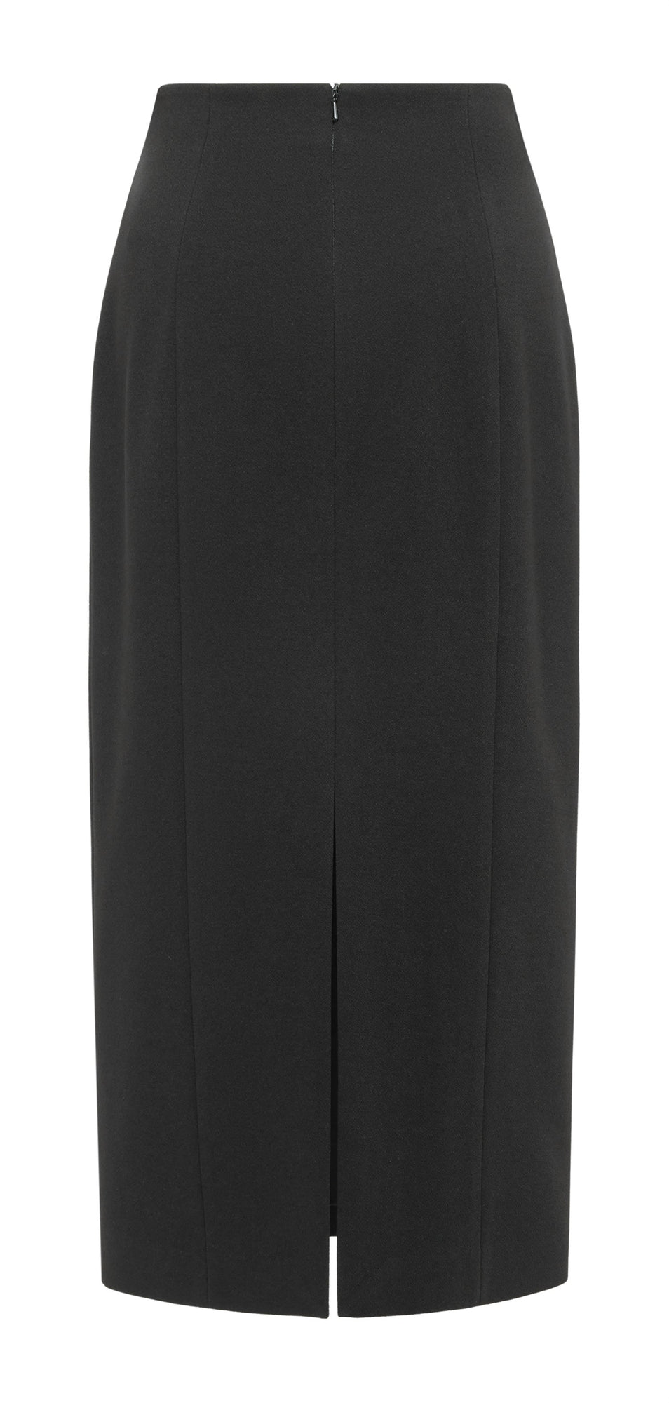 Triacetate Pencil Skirt | Black