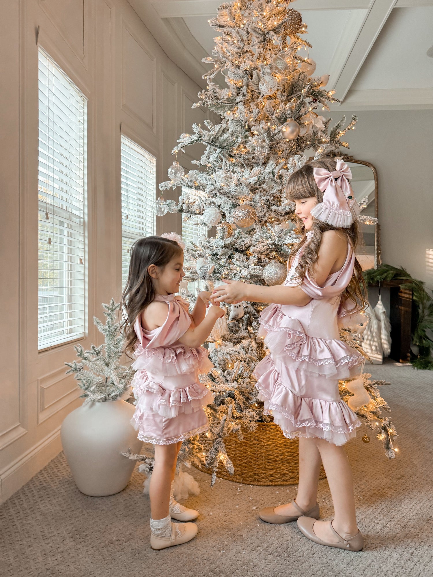 Girl | Satin Ballerina Dress | Pink