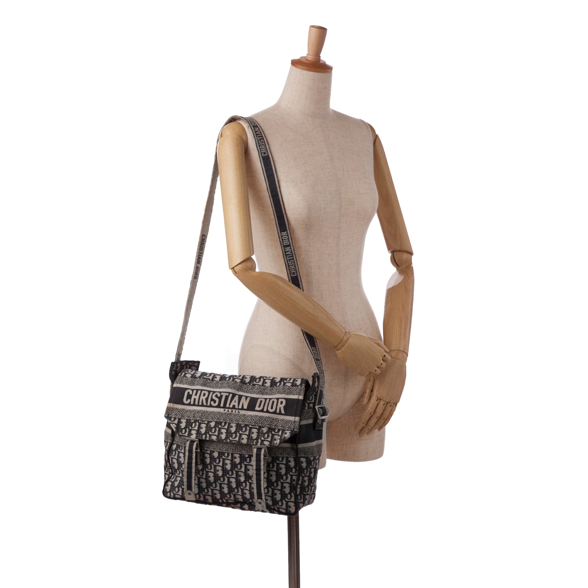 Dior | Pre-Owned Oblique Diorcamp | Blue/Navy