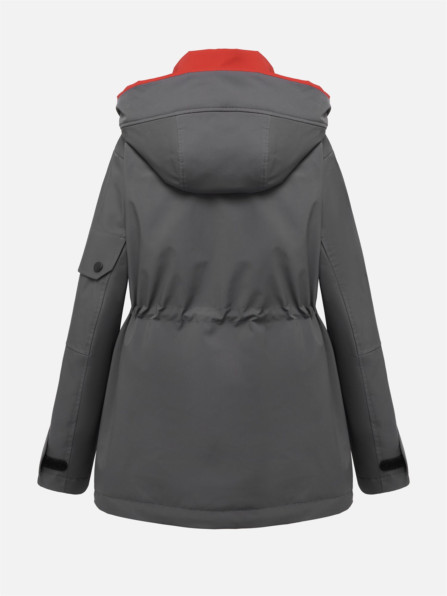 Goose Down Hooded Jacket | Grey