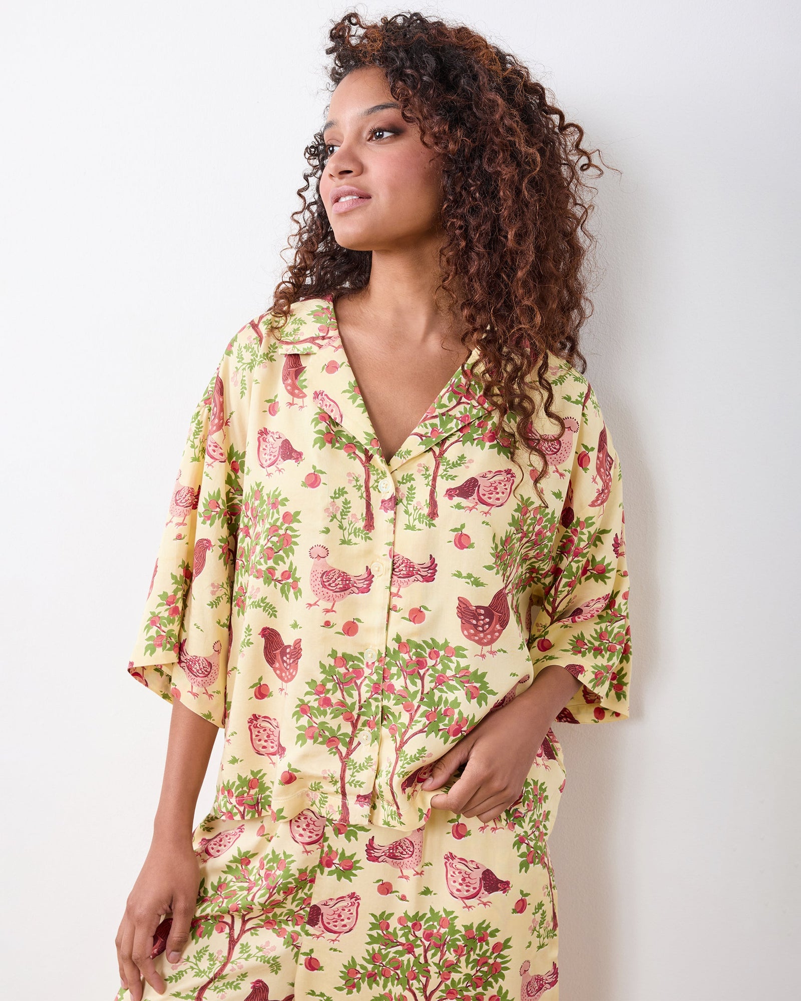 Hen House - Eco Satin Wildest Dream Set - Soft Yellow - Printfresh