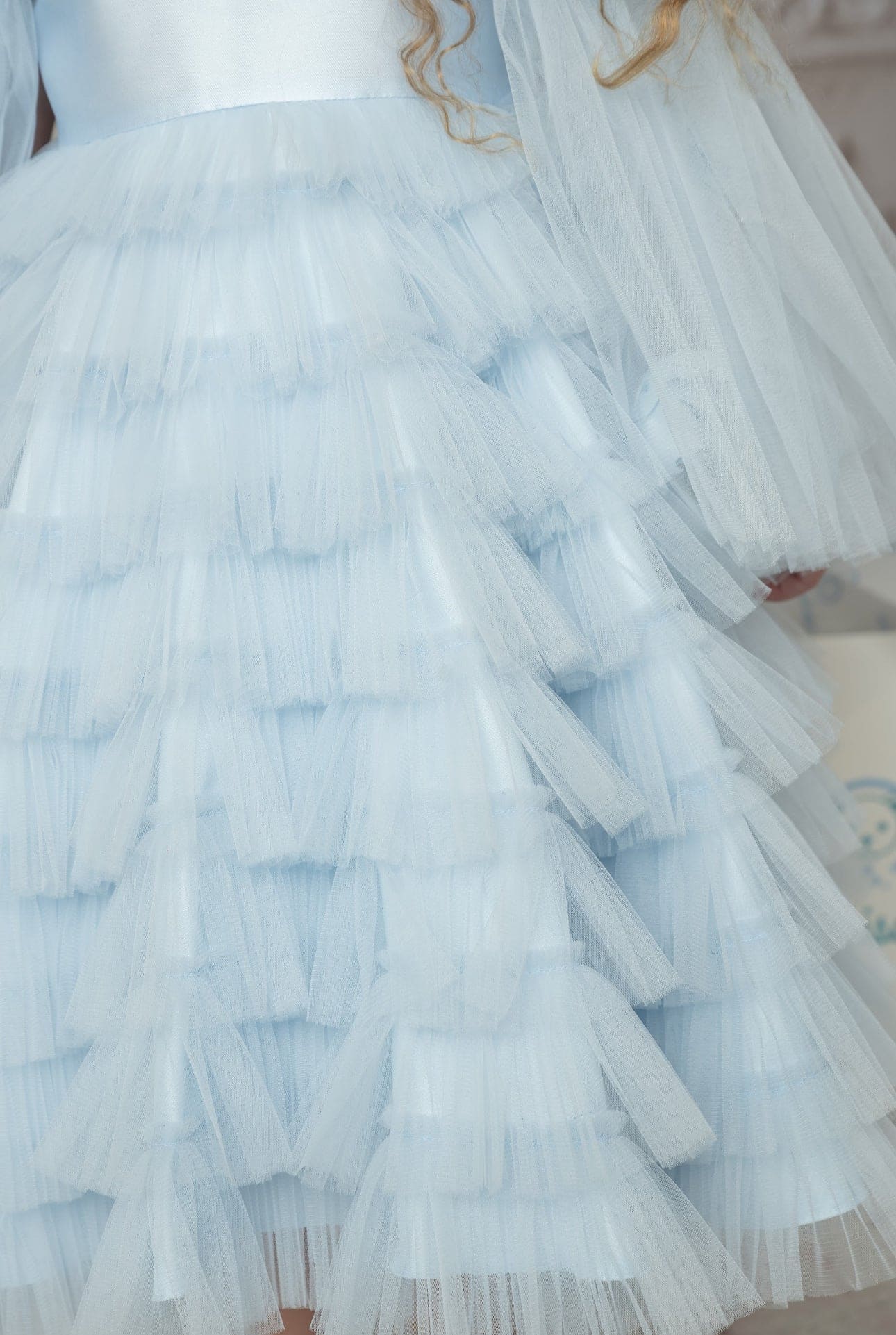 Girl | Alaska Baby Tulle Dress | Blue