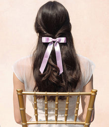 Loren Hope x Bardot Bow Gallery - Silk Hair Bow in Lavender - Loren Hope