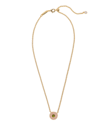 Emeline Flower Necklace in Rose Quartz - Loren Hope