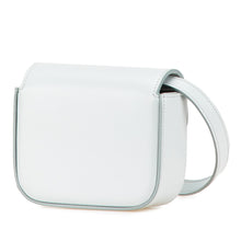 Celine | Pre-Owned Mini Calfskin Claude Crossbody | Blue/Light Blue