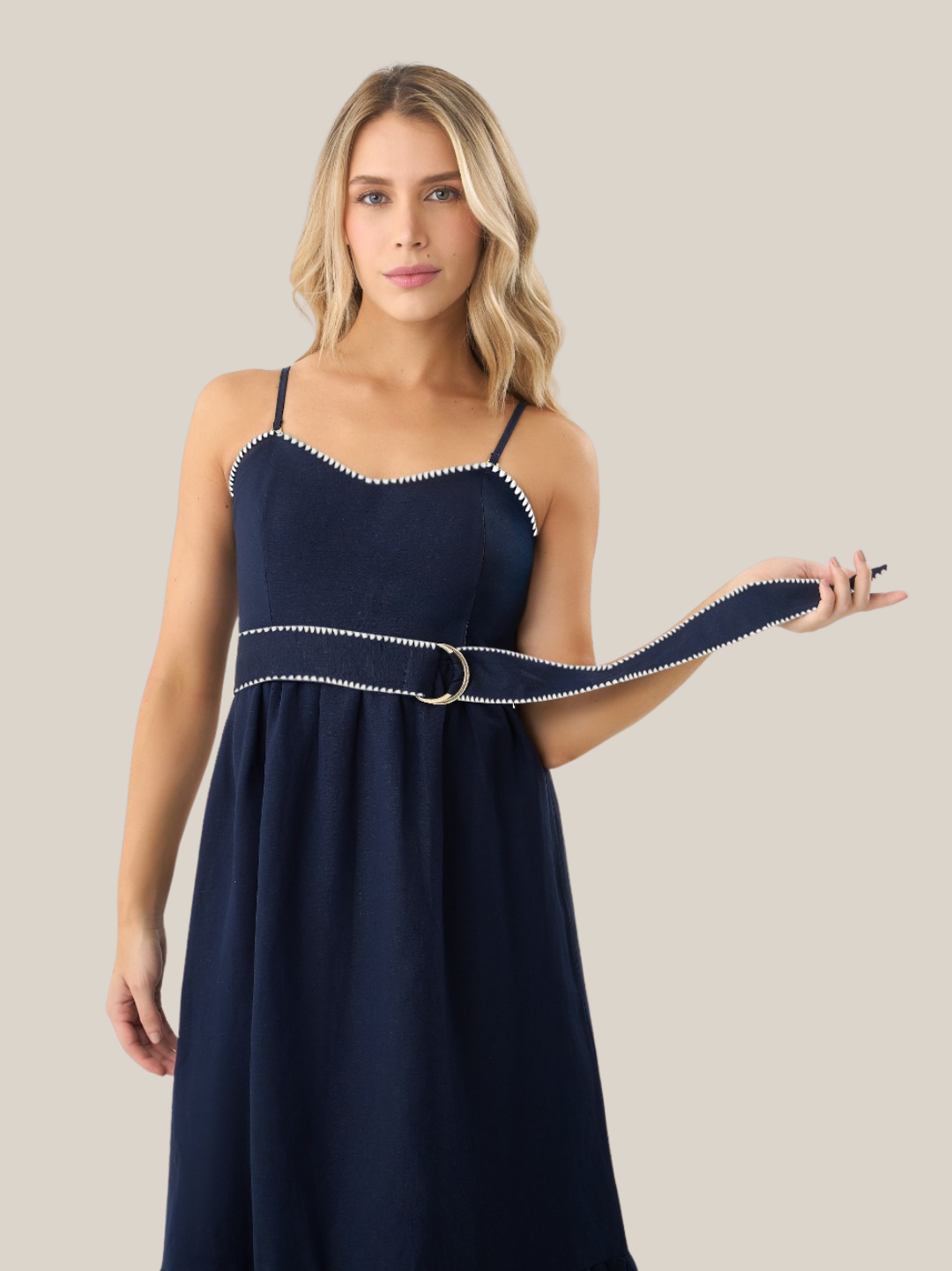 Harper Long Dress | Ocean Blue