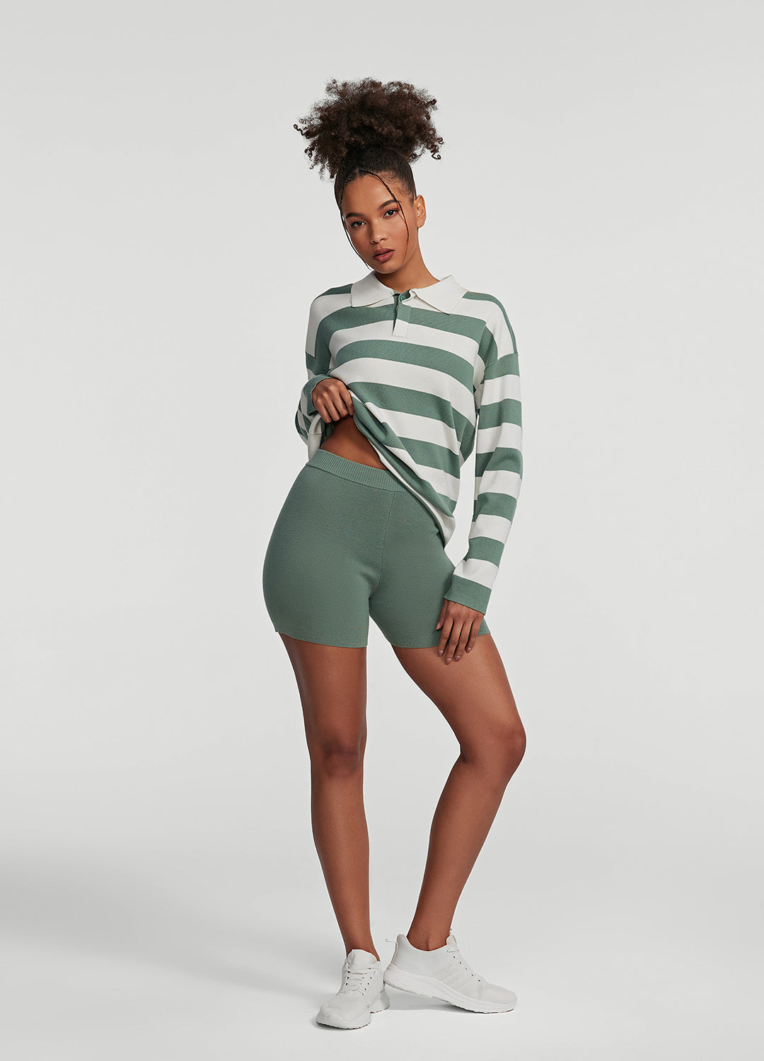 Everyday Knit Shorts | Sage Green