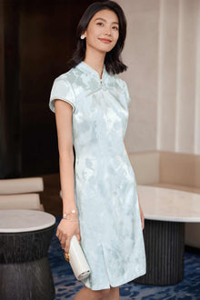 Chinese-style Dress | Blue