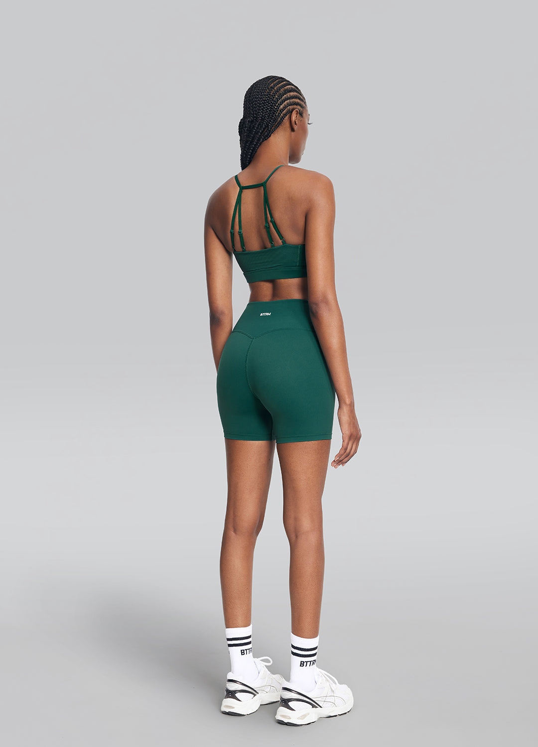 High-Waisted Impact Mesh Shorts | Dark Moss