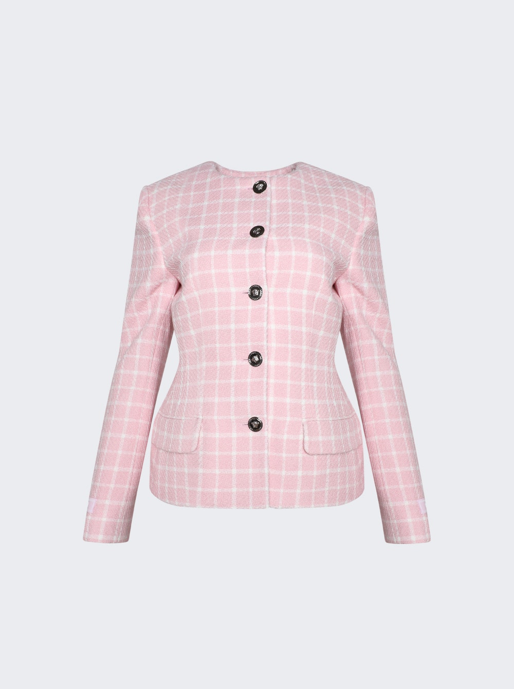 Women | Versace | Contrasto Hourglass Jacket Pastel | Pink