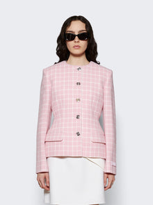 Women | Versace | Contrasto Hourglass Jacket Pastel | Pink