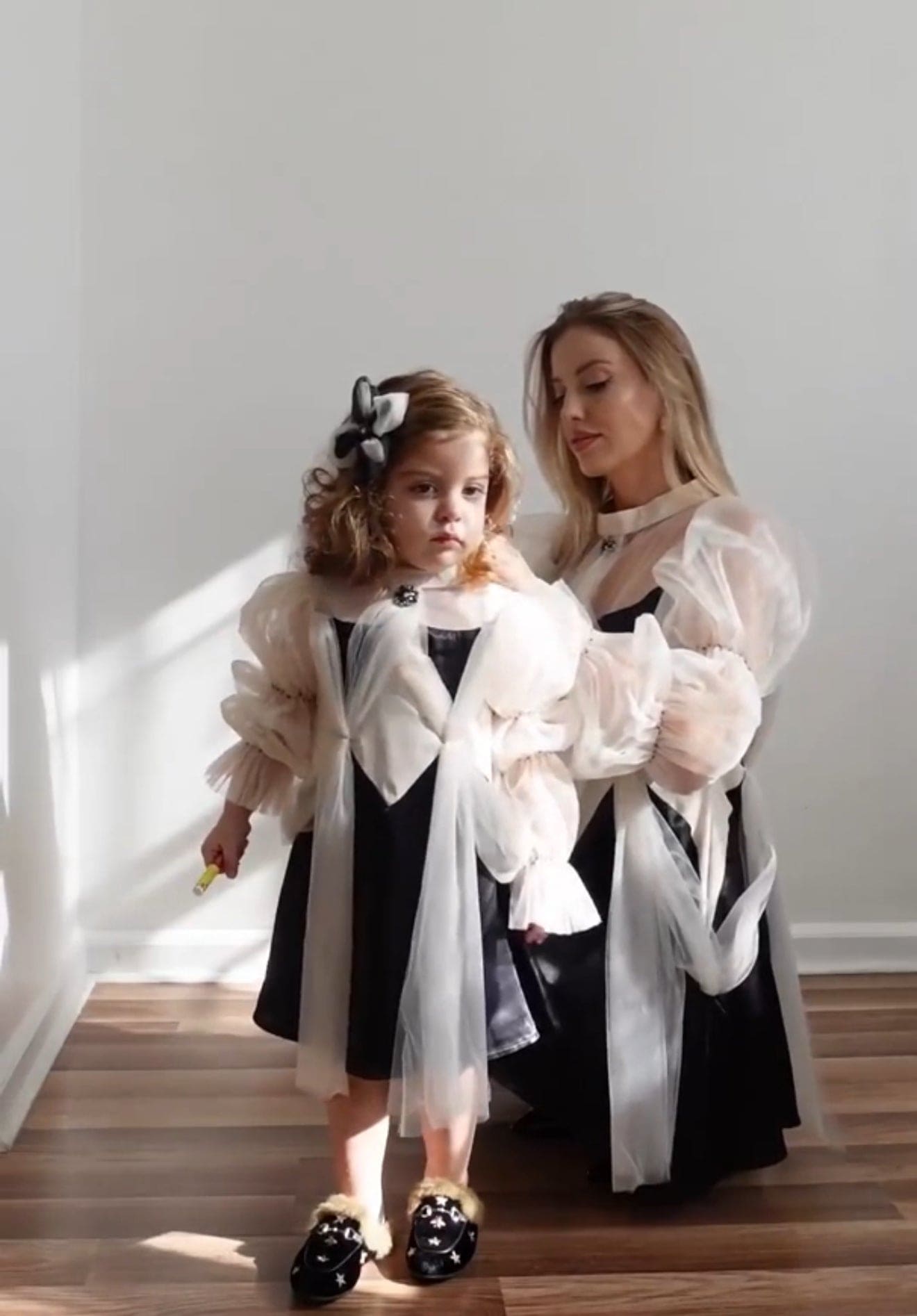 Girl | The Paris Dress | Black x Beige