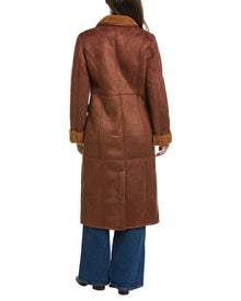 Generation Love | Womens | Benton Faux Shearling Coat | Brown