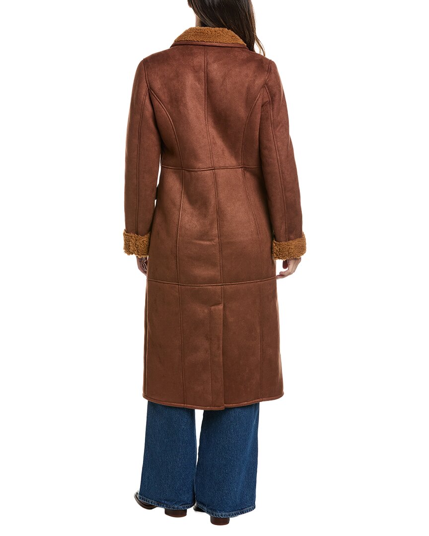 Generation Love | Womens | Benton Faux Shearling Coat | Brown
