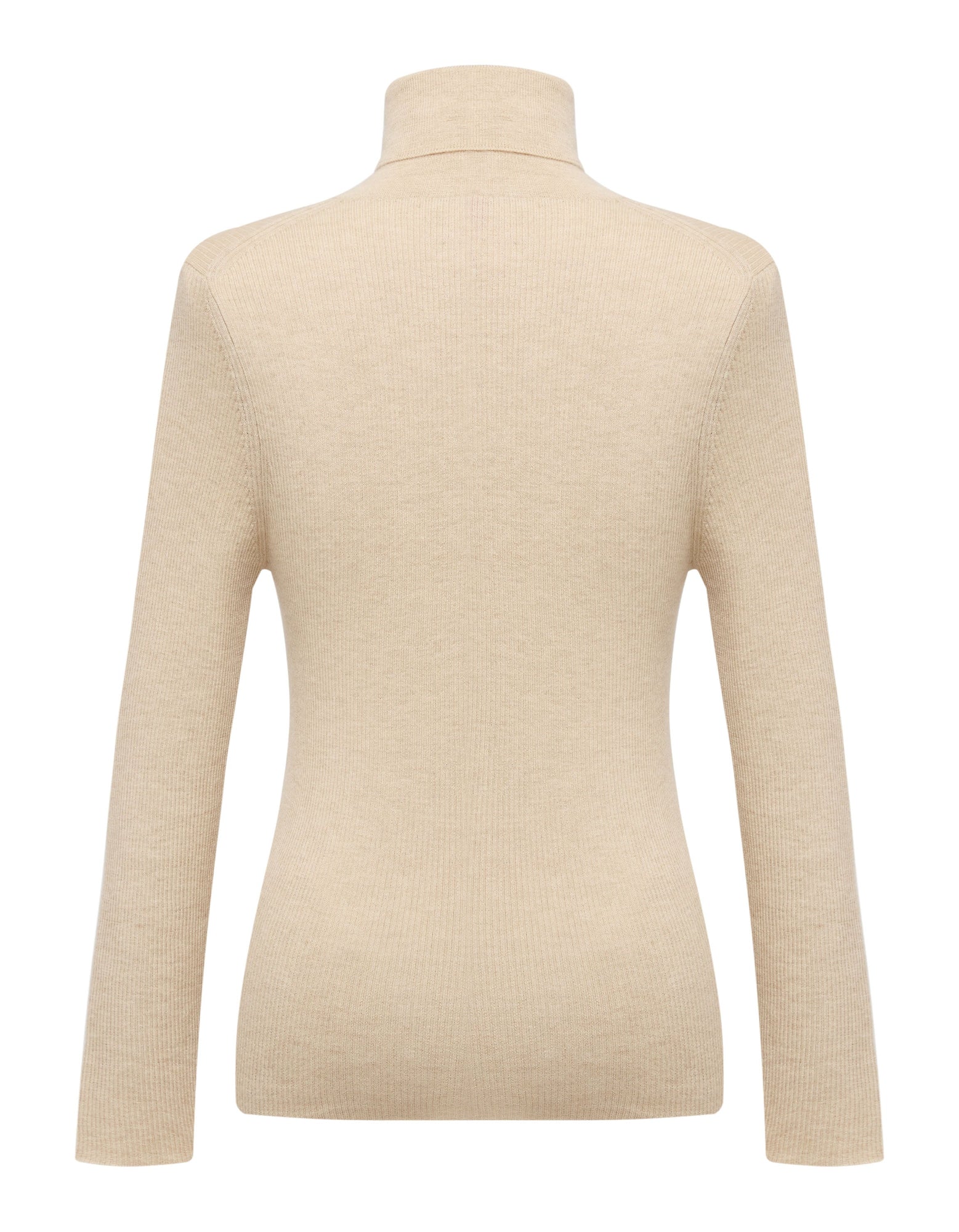 Cashmere Seamless Base Layer Top | Camel