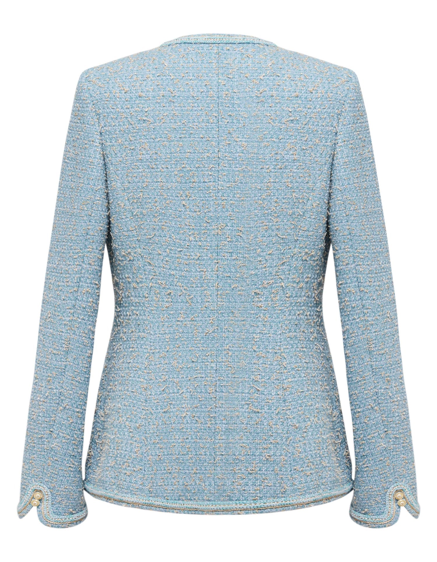 Loro Piana Tweed Coat | Blue