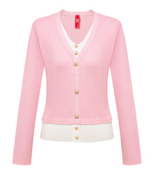 Merino Wool Knit Sweater | Pink
