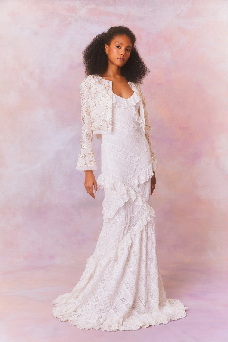 Lalika Lace Maxi Dress | True White