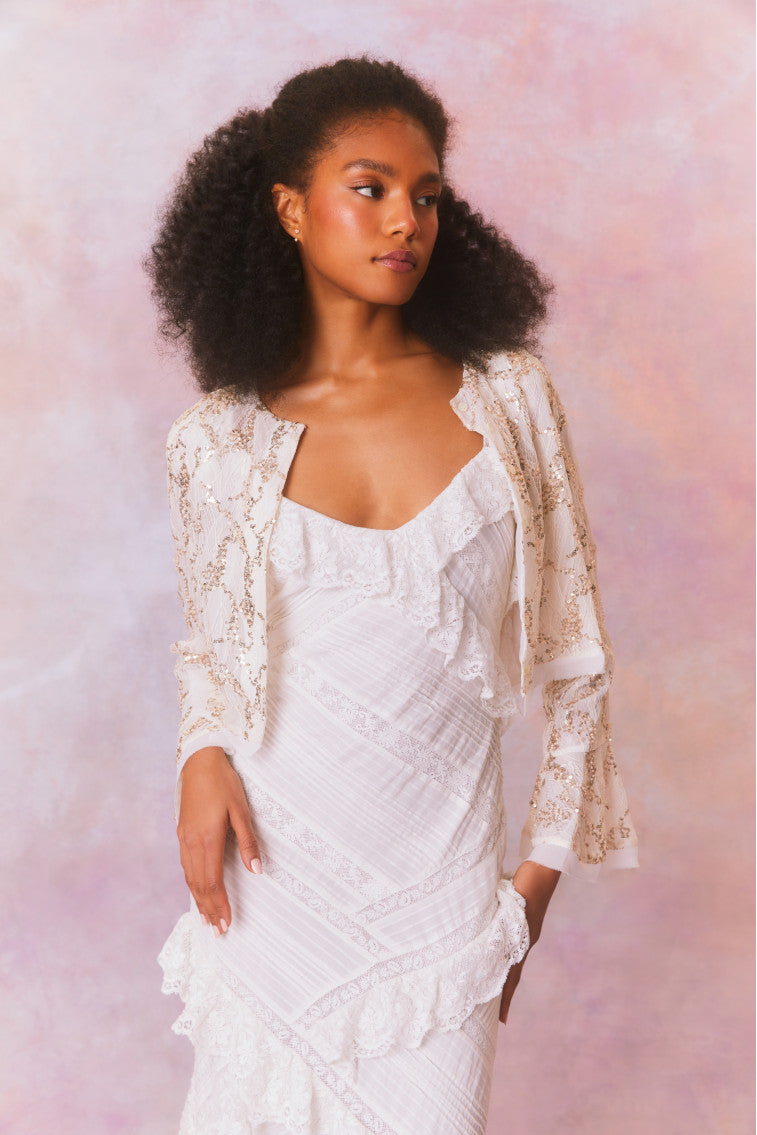 Lalika Lace Maxi Dress | True White
