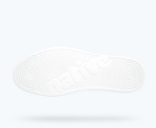 Bottom view of a Native Shoes Verona Print | Shell White/ Shell White/ Pickle Foliage Footwear