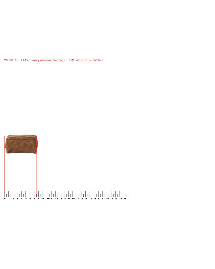 The Row | Womens | Suede Clutch | Brown