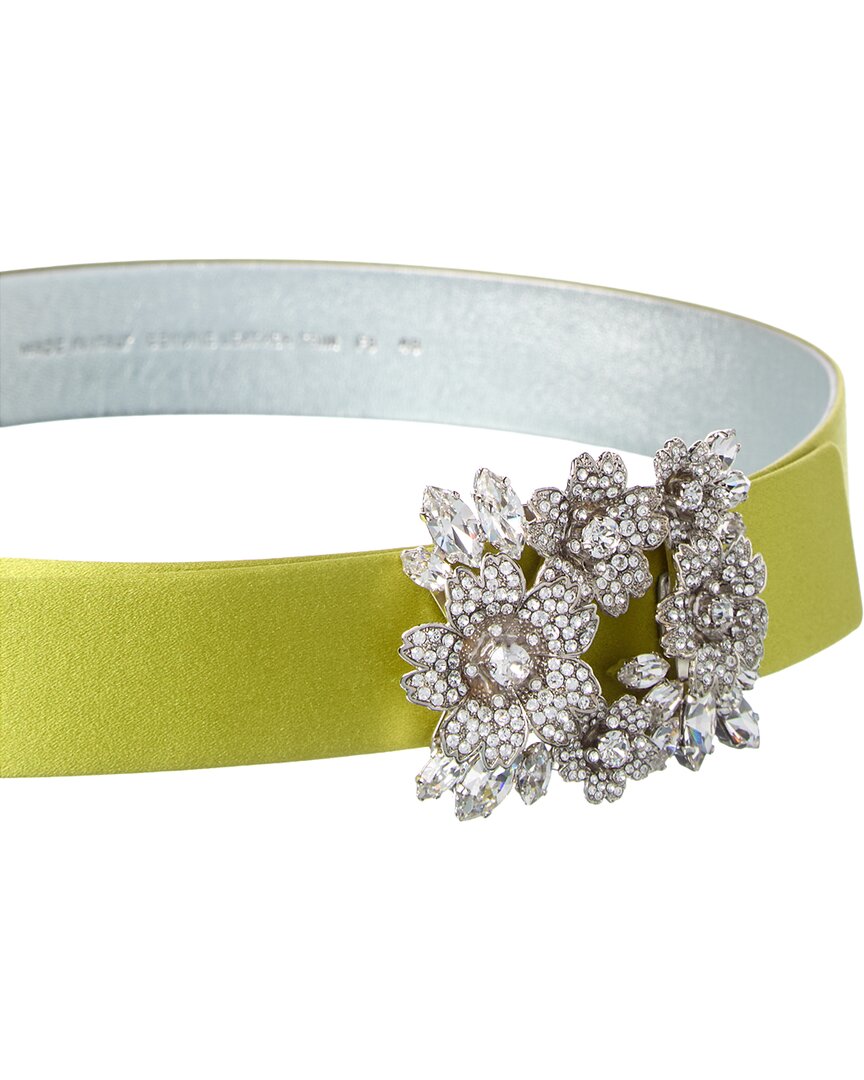 Roger Vivier | Womens | Satin Belt | Green