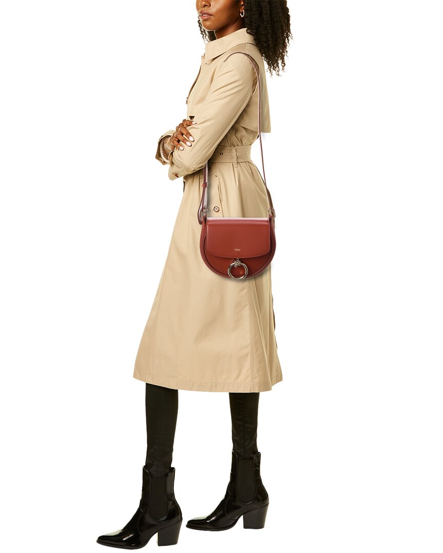 Chloe | Womens | Arlene Leather Crossbody | Red
