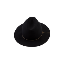 Sandy Wool Felt Fedora | Black