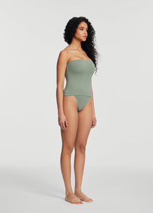 Seamless Full-Length Tube Top | Sage Green