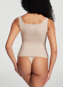 Square Neck Tank Top | Oat Milk