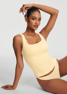Square Neck Tank Top | Lemon Meringue