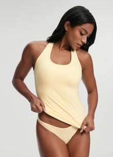 Halter Neck Tank Top | Lemon Meringue