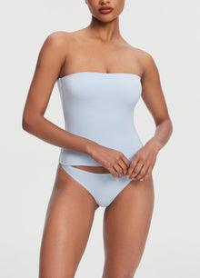 Seamless Full-Length Tube Top | Sky Blue