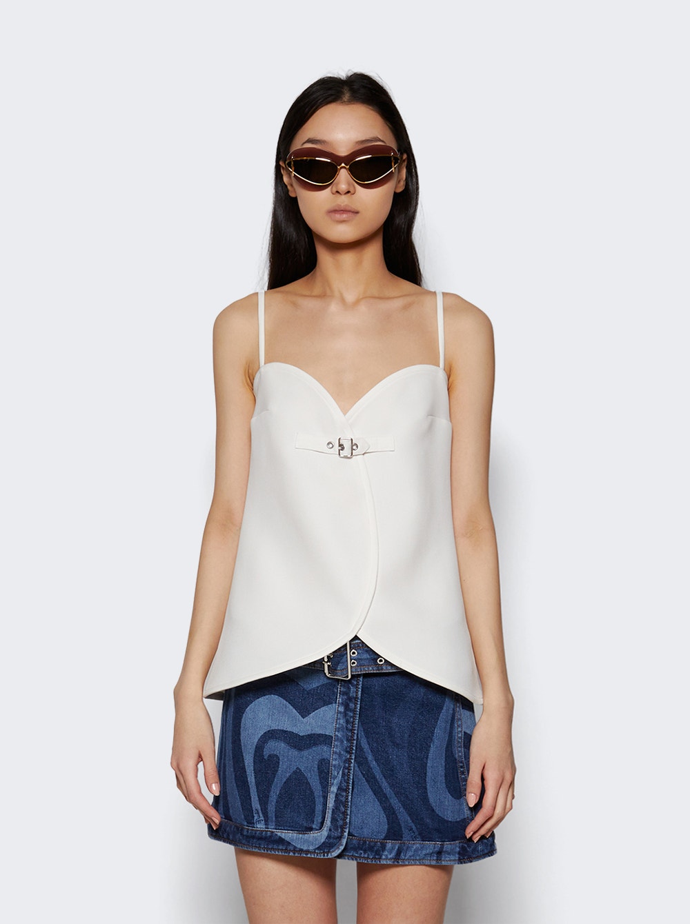 Women | Courrèges | Ellipse Twill Top