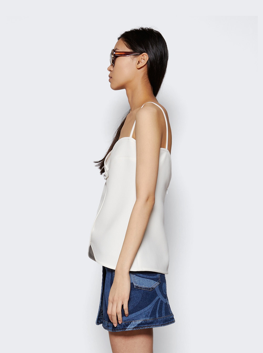 Women | Courrèges | Ellipse Twill Top