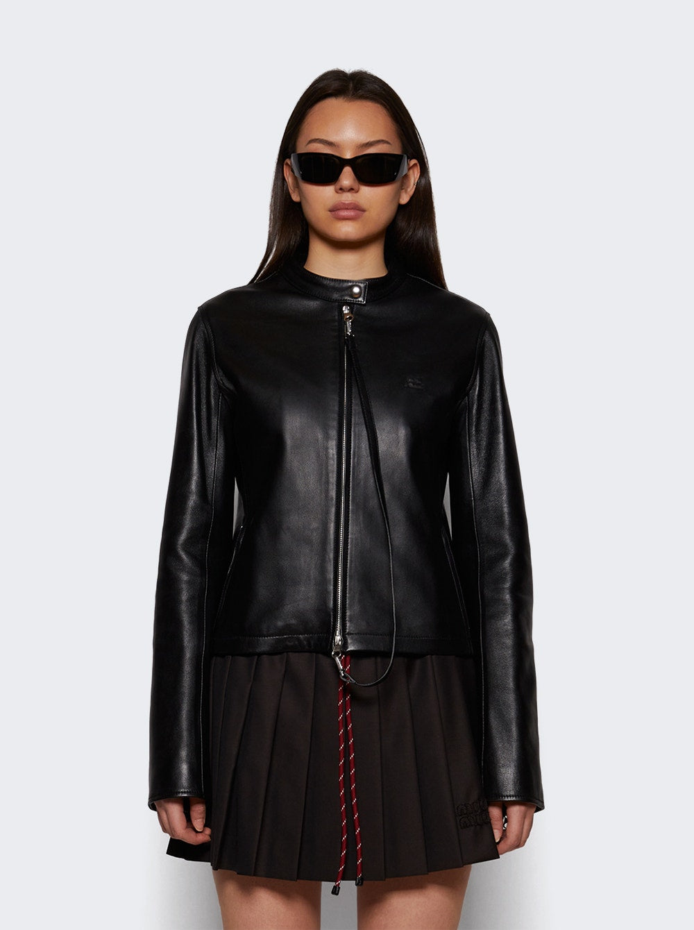 Women | Courrèges | City Zipped Biker Jacket | Black