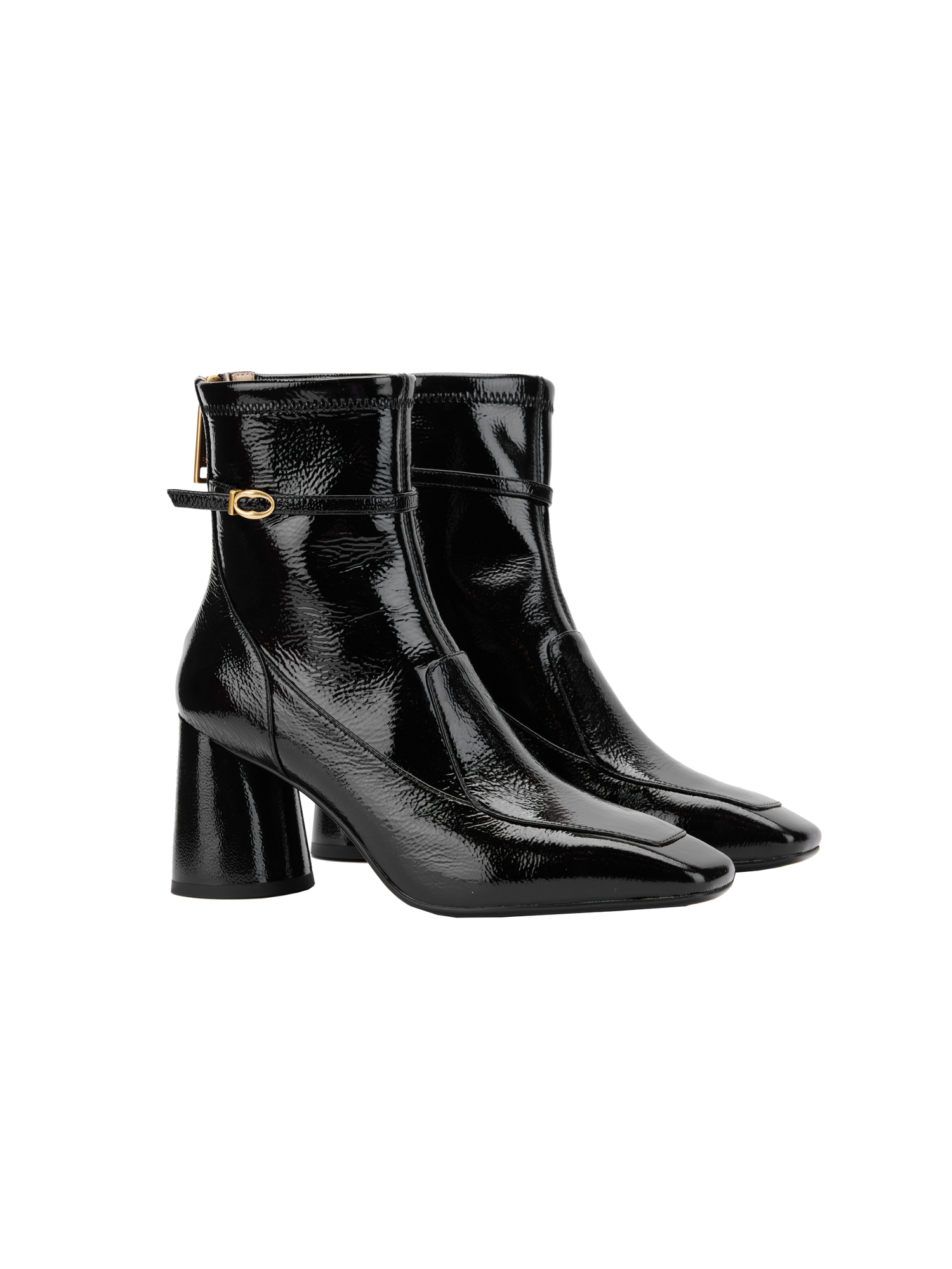 Ankle Heel Boots | Black