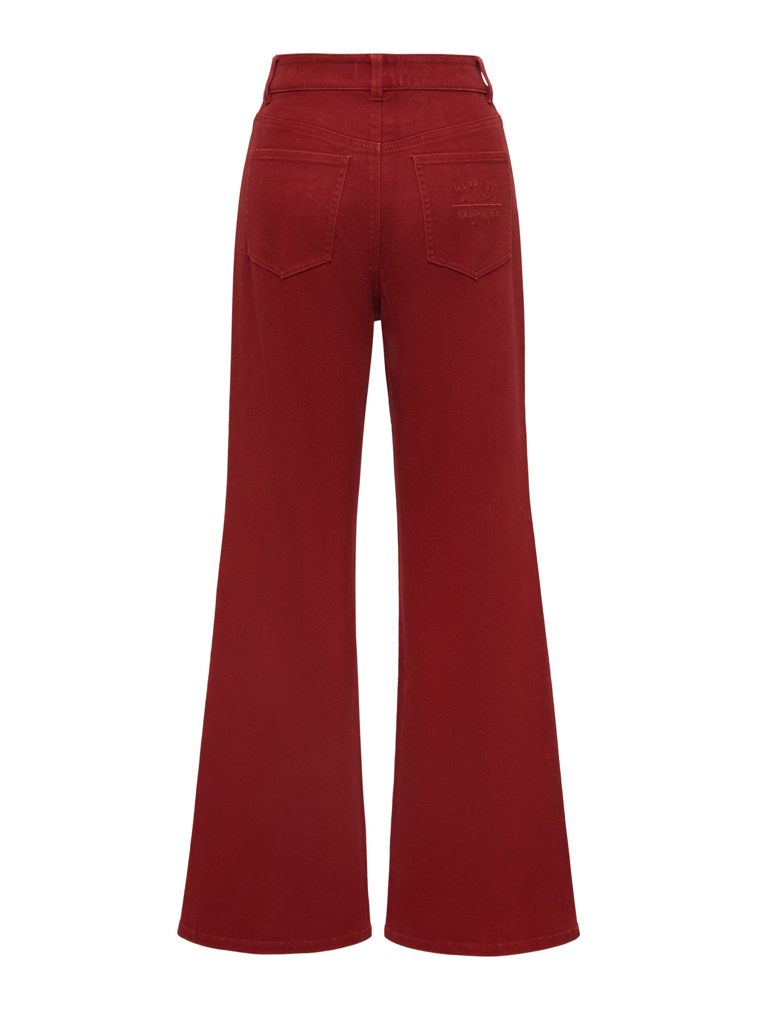 Slim Fit Pants | Red