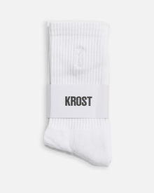 2 Pack | Terry Rib Socks | White