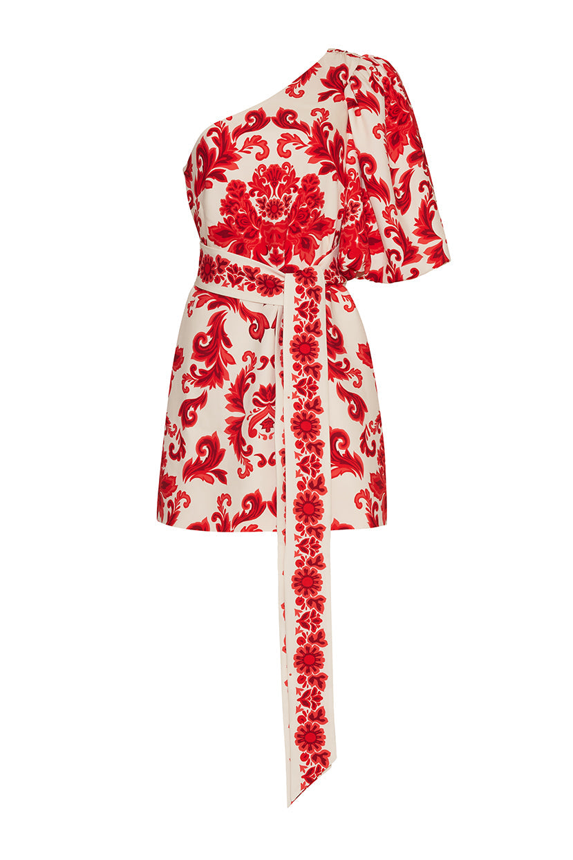 Lucia Mini Dress | Fiore Red