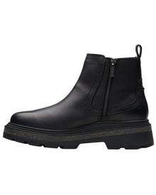 Clarks | Womens | Hencroftstepwp Leather Boot | Black