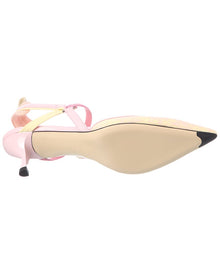 FENDI | Womens | Colibri Leather Slingback Pump | Pink