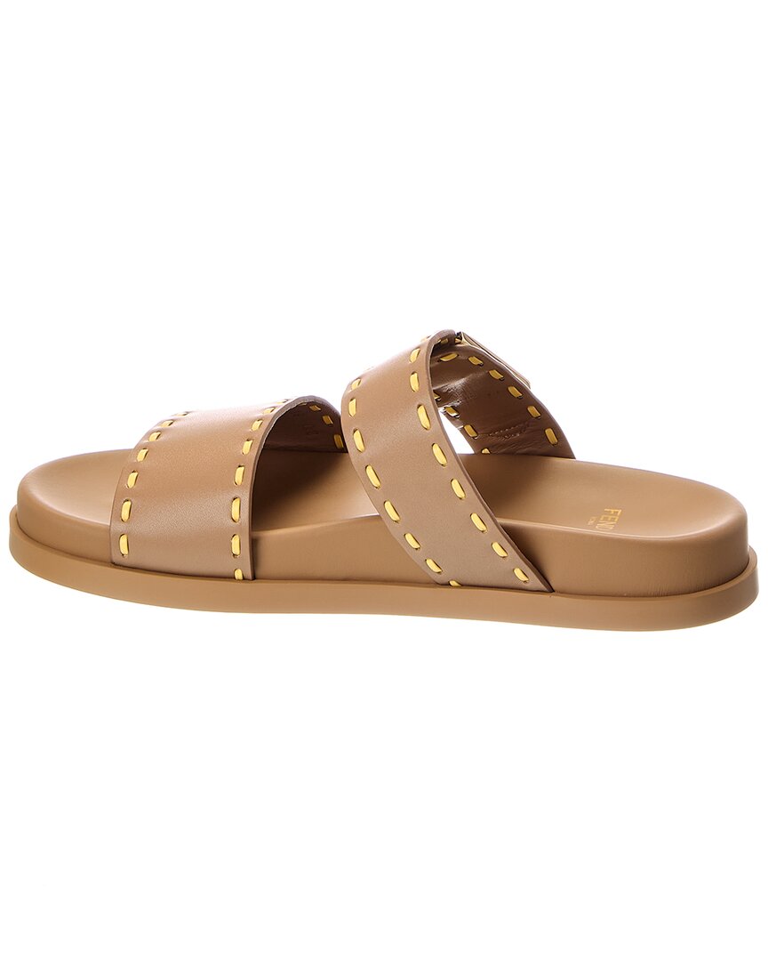 FENDI | Womens | Feel Leather Sandal | Yellow