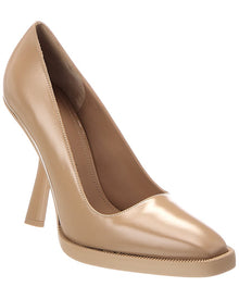 Ferragamo | Womens | Anser X5 100 Leather Pump | Beige