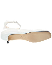 TOTEME | Womens | Decollete Patent Pump | White
