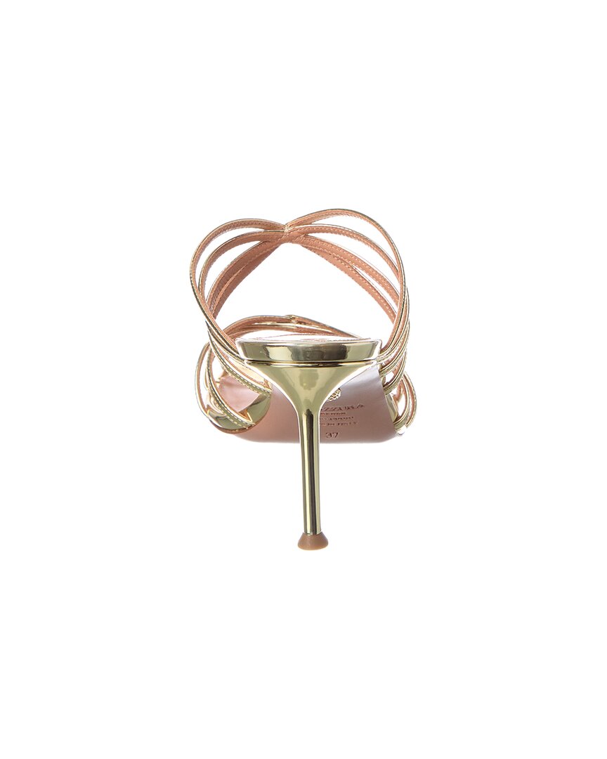 Aquazzura | Womens | Leather Sandal | Metallic